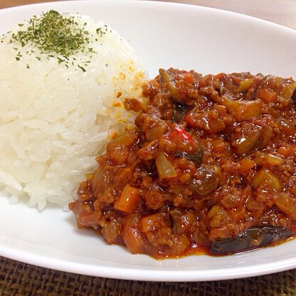 夏だ！トマト缶で簡単！キーマカレー